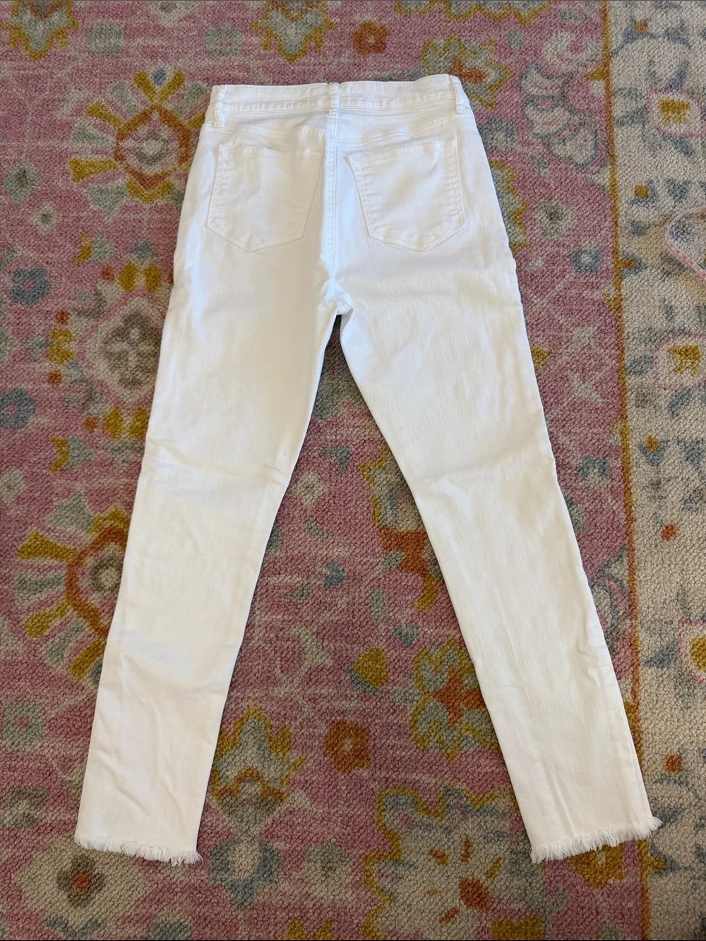 LOFT Petite White Skinny Jeans for Women